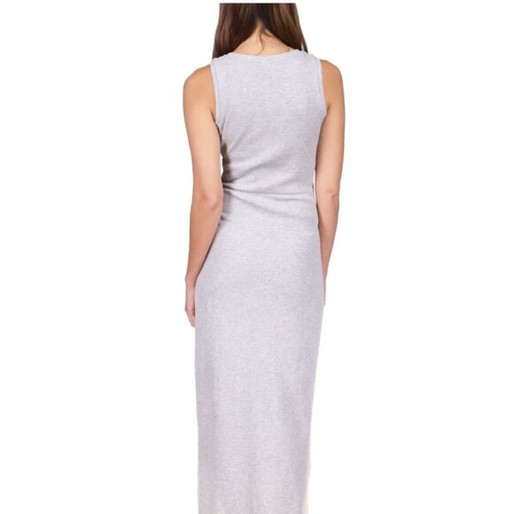 MICHAEL MICHAEL KORS Womens Gray Pullover Self-tie Waist Panels Maxi Dress M - Picture 5 of 10